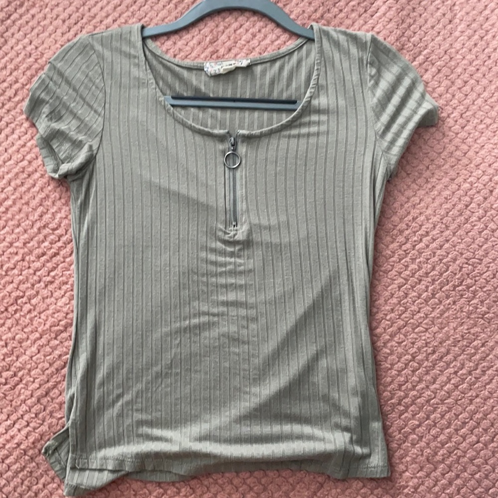 Olive Green Top